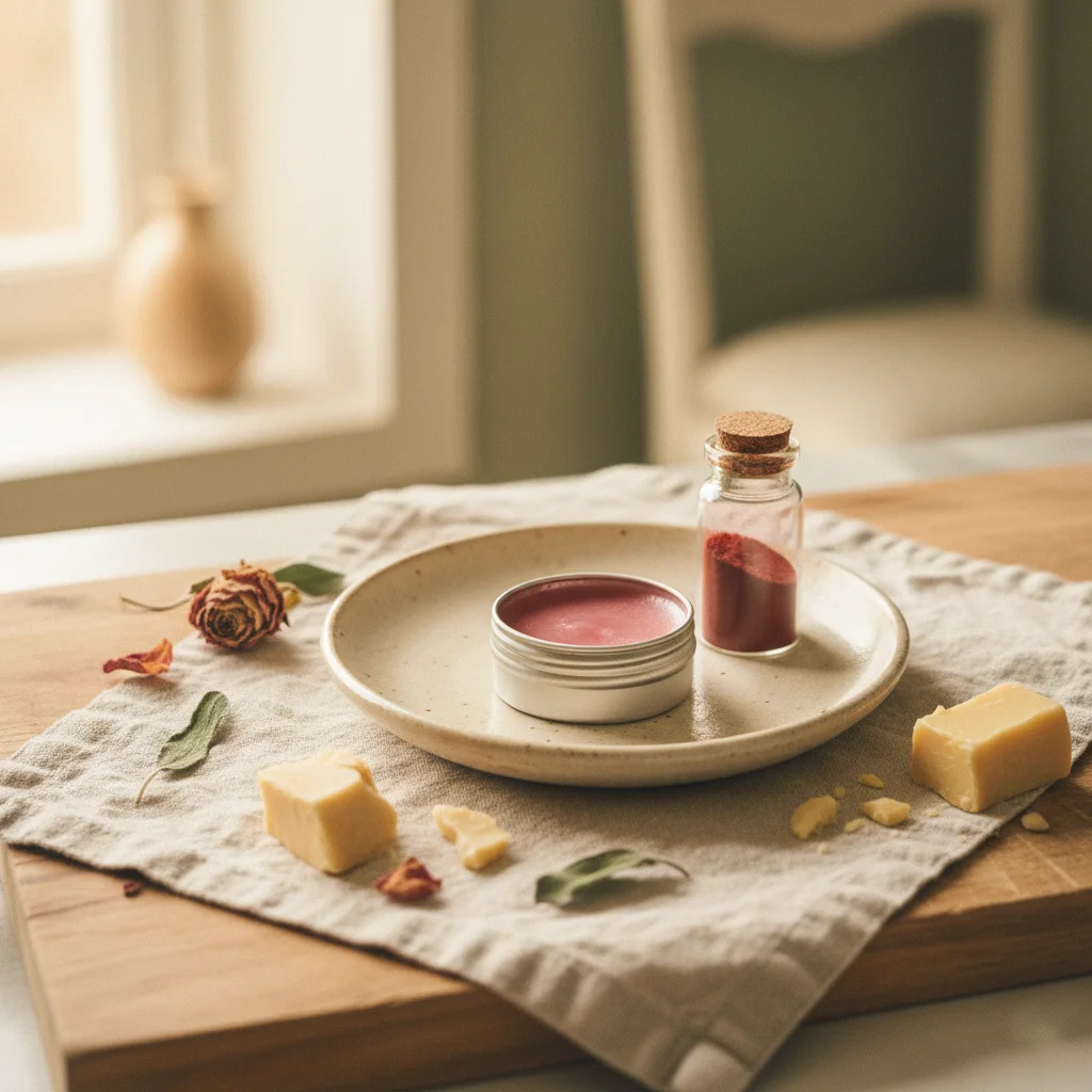 Rouge à lèvres naturel maison : recette et coloris personnalisés